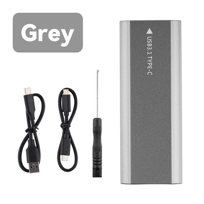 Hard Disk Box Shell M.2 NVMe PCI-E SSD Enclosure to USB3.1 Type-C External Case