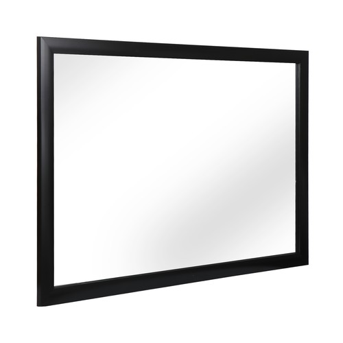 Modern Bathroom Living Room Rectangular Mirror Black Frame Easy Clean, 24 x 36"