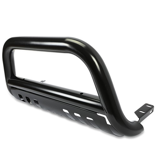 FOR 2004-2015 NISSAN TITAN/ARMADA BLACK BULL BAR PUSH BUMPER GRILLE GUARD+SKID