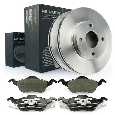 Bremsscheiben 258mm Bremsbeläge vorne Ford Focus DAW DBW DNW DFW bis Bj 09.04