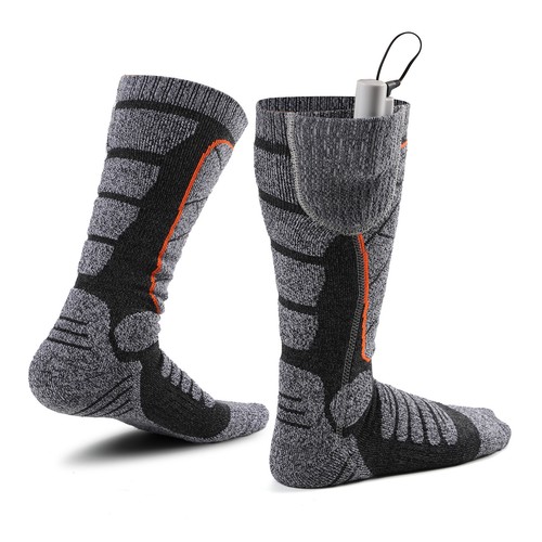 Electric Heated Socks Rechargeable Battery Men Women Winter Foot Warmer