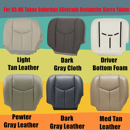 For 2003 2004 2005 2006 Chevy Silverado Sierra Driver Seat Cover / Cushion Foam