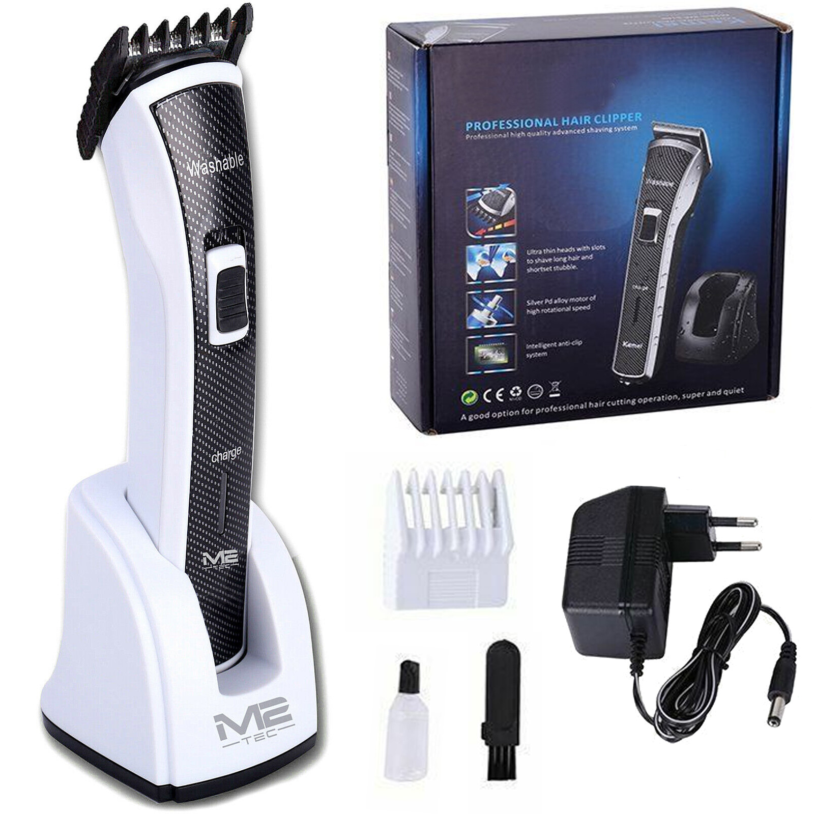 Titanium Profi Haarschneidemaschine Bartschneider Trimmer Rasierer Naß & Trocken