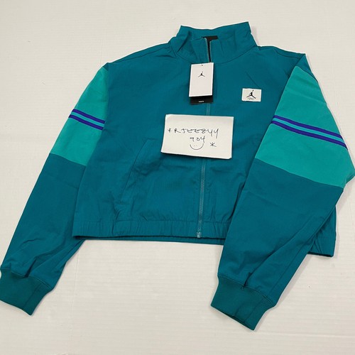 $100 Womens Size M Jordan Flight Woven Full Zip Jacket Retro