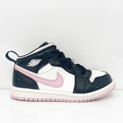 

Белые баскетбольные кроссовки Nike Boys Air Jordan 1 644507-103, размер 10C, Белый, Air Jordan 1