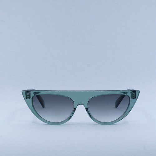 Pre-owned Celine Cl40228i 93b Transparent Sage/grey Gradient 56-17-140 Sunglasses A...
