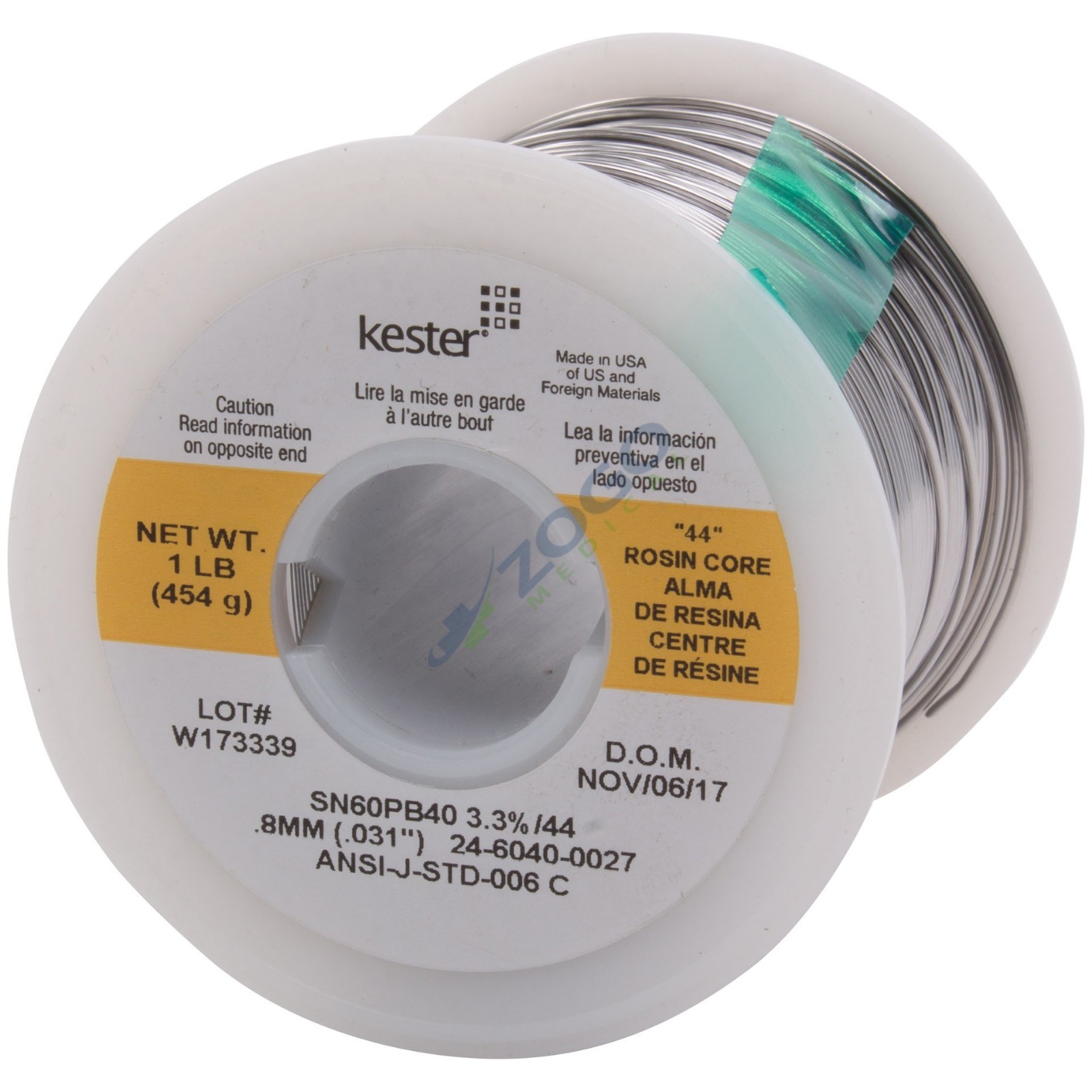 Kester 2460400027 SN60 PB40 66 Core 44 Flux Wire eBay