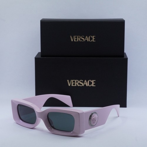 Pre-owned Versace Ve4474u 548587 Pink/dark Grey 52-20-140 Sunglasses Authentic In Gray