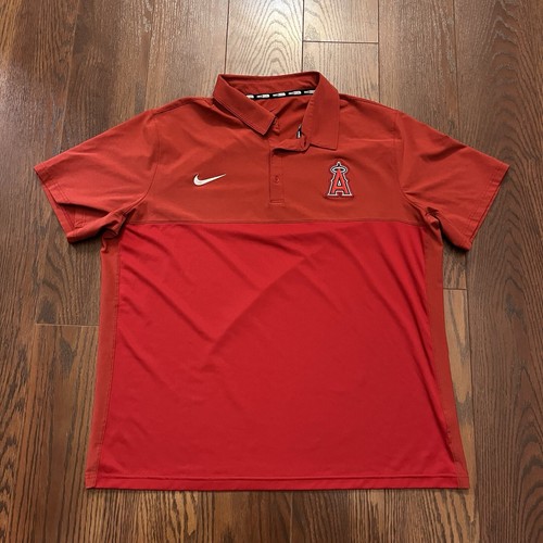 新品　Angels　NIKE　MLB　エンジェルス　ポロシャツ メンズL NIKE MLB GOLF Next Level Polo 半袖 ネクストレベル ポロシャツ