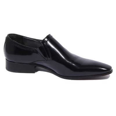 PRINCIPE DI MILANO 0890J MOCASSINO UOMO BLACK PRINCIPE DI MILANO BRUSHED SHOE LOAFER MAN