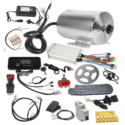 72V 3000W Brushless Electric Motor Controller Pedal Go kart Drift Trike Golf