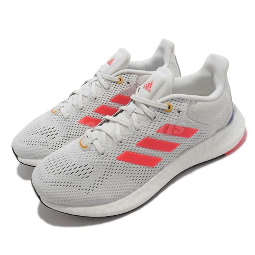 

adidas Pureboost 21 Серый Красный Белый Мужчины Унисекс Спортивная обувь для бега GY5102, Pureboost 21
