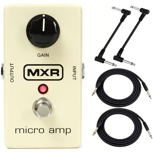 ギター MXR M133 micro amp MXR M133 Micro Amp Gain/Boost Effects Pedal with Cables | eBay