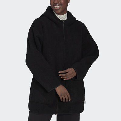 

Длинный спортивный топ с капюшоном и капюшоном adidas Originals для женщин