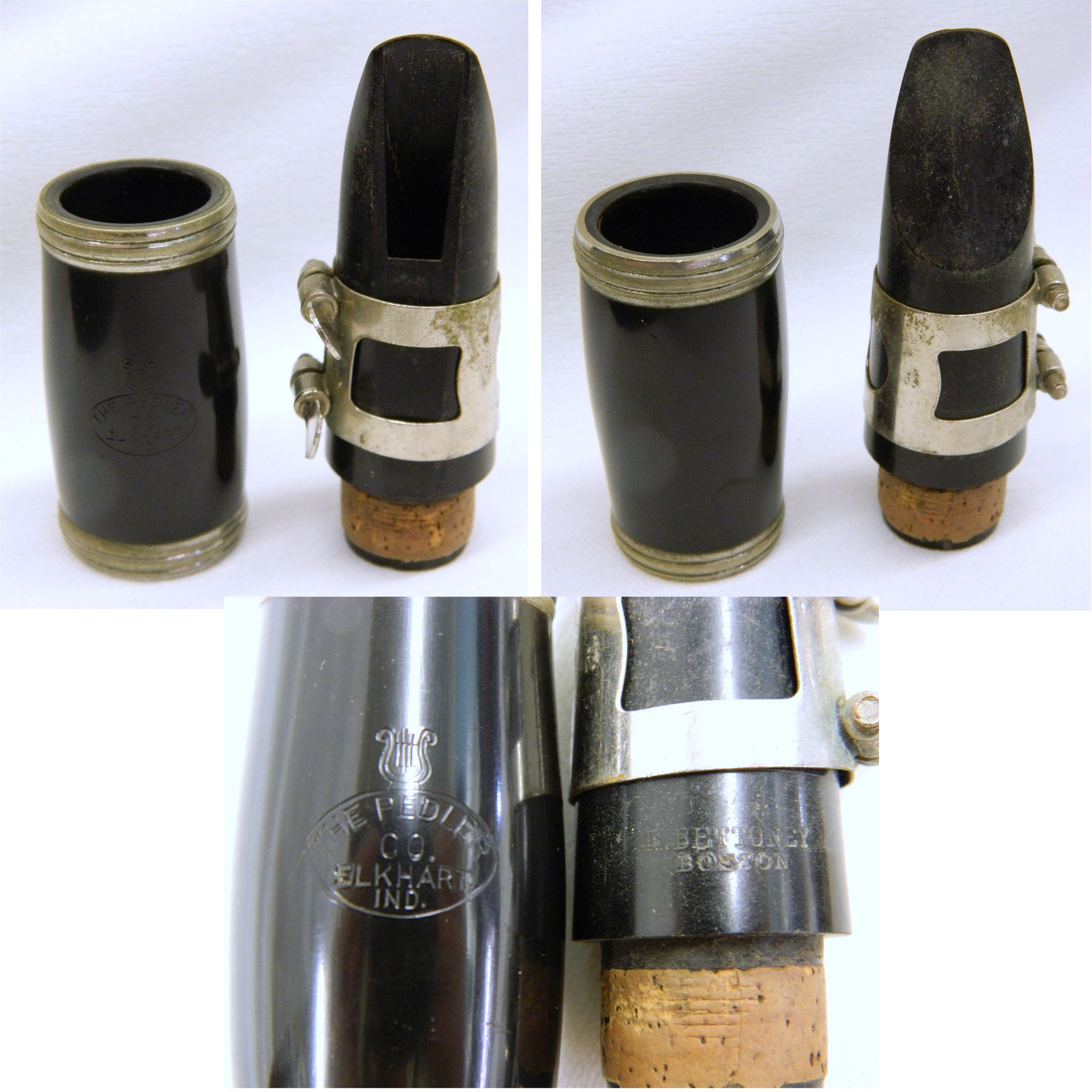 Vintage Pedler Elkhart Ind. Clarinet & Case - for Restoration or Parts