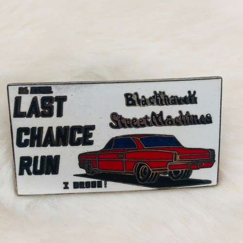 Vtg 8th Black Hawk County Street Machines Iowa Car Show Driver Souvenir Pin