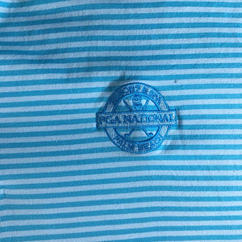 Peter Millar PGA National Palm Beach Resort & Spa Blue White Mens Large