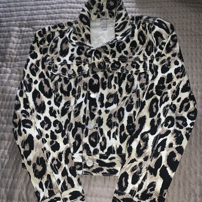 Animal print bomber Jacket small 