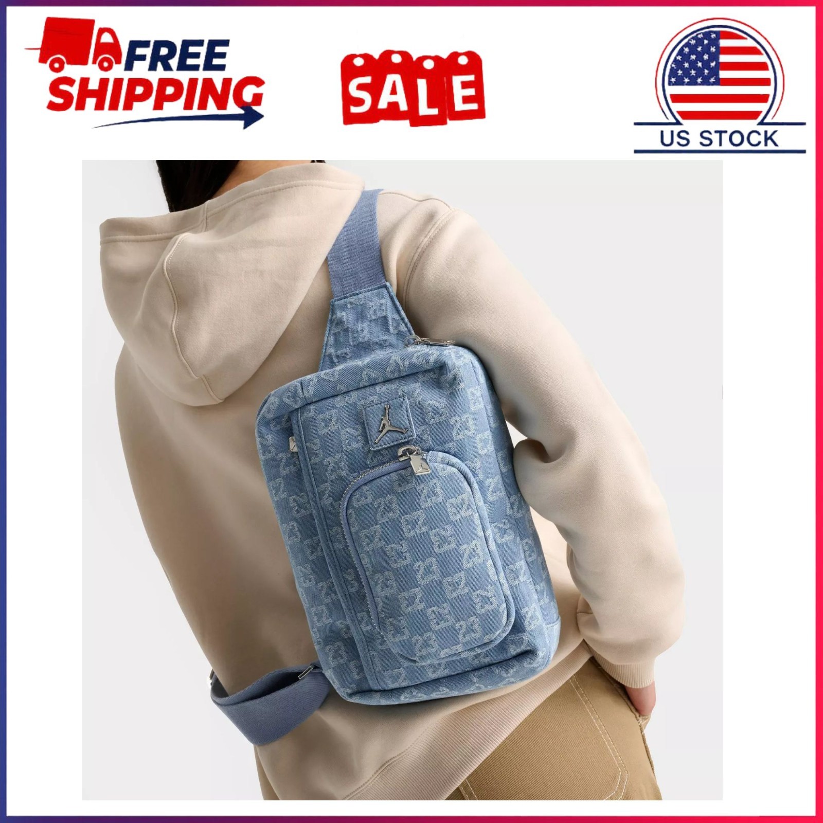 バッグ Jordan monogram sling bag Jordan Monogram Sling Bag - Black