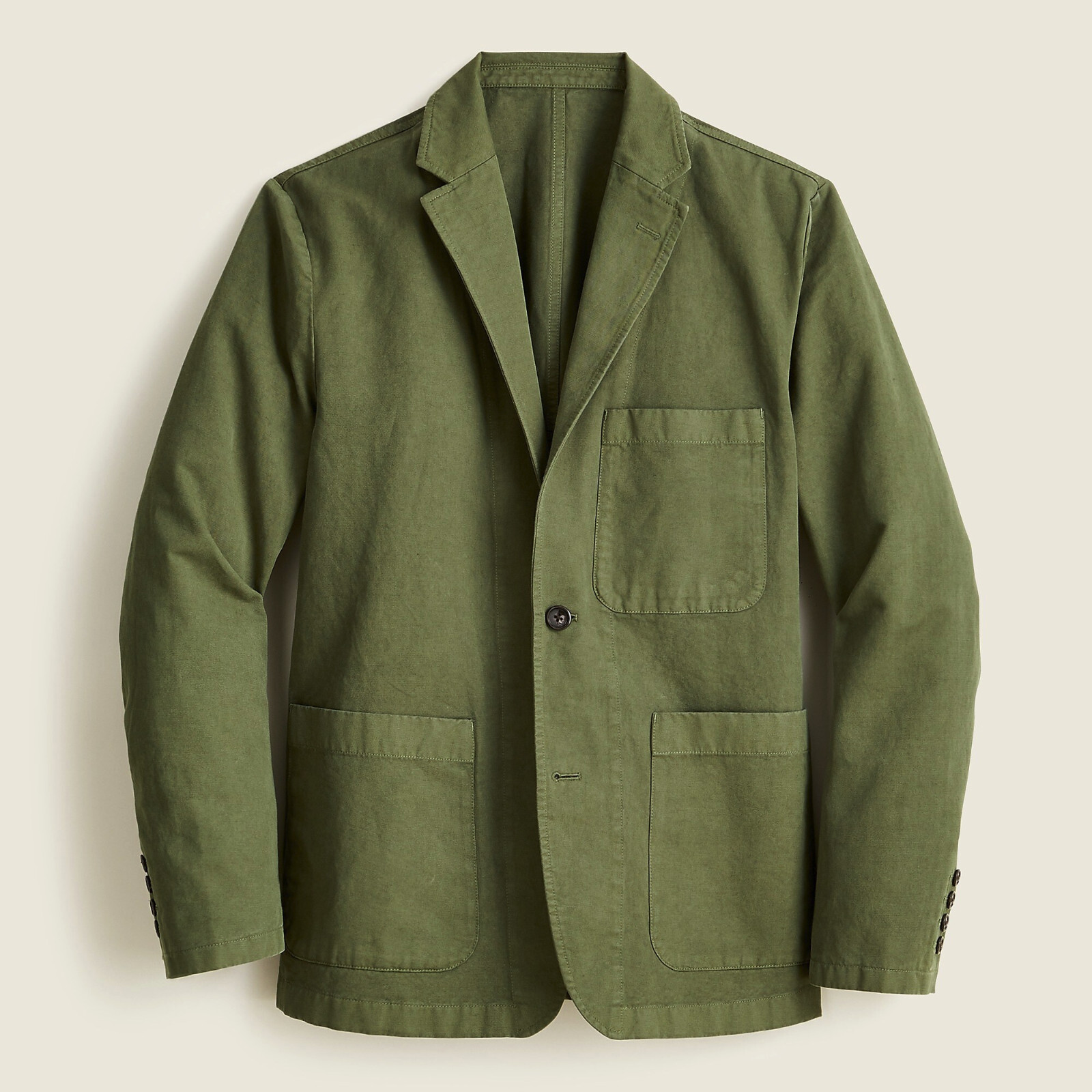 NWT J Crew Chore Blazer Cotton-Linen Chino Suit Jacket