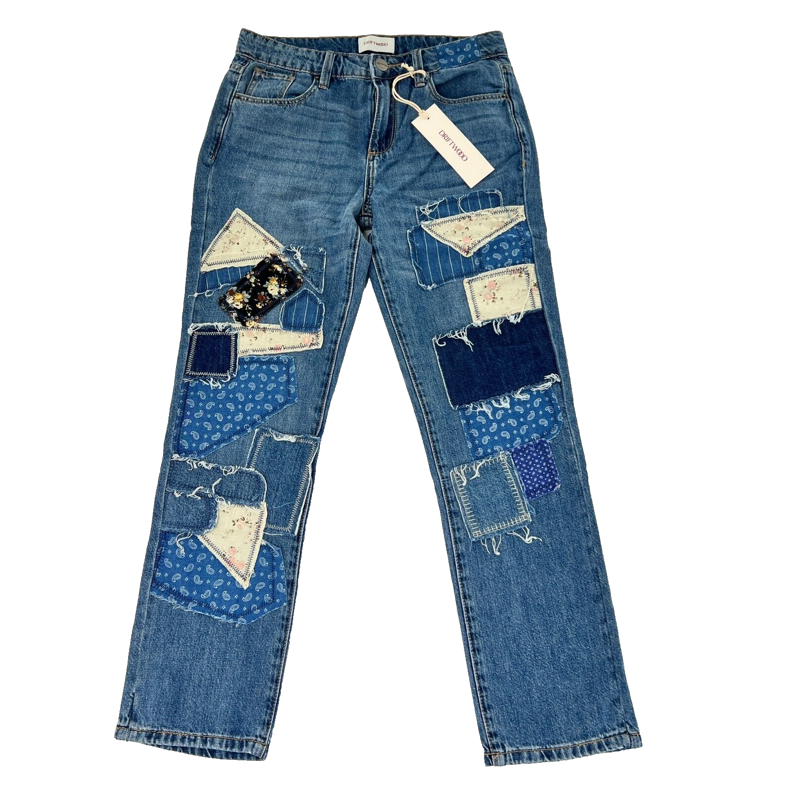 knuth marf　twobuckles patchwork denim XS knuth marf」 twobuckles patchwork denim