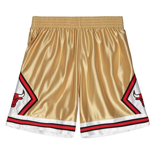 

MITCHELL - NESS 75TH GOLD SWINGMAN ШОРТЫ CHICAGO BULLS 1997, Золотой