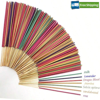 30pcs Incense Sticks Lavender, Jasmine, Rose, Natural Wooden Bamboo Sticks