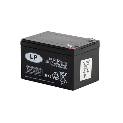 12V 12Ah Battery For Alarm UPS Systems Multipurpose Uses