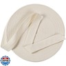 Cotton Twill Tape Ribbon 1 Inch Wide Tape Herringbone Webbing Roll Bias Binding Tapes for Sewing and DIY Crafts, Natural (Beige, 1 Inch, 10 Yards)