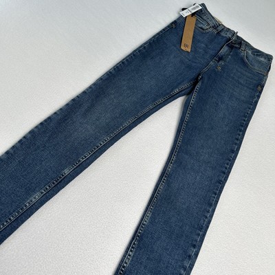 Aritzia Ksubi Women's Size 27 NWT Hi N Waisted Skinny Leg Ankle Crop Jeans Blue