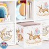 Clastyle Dream Animal Kid Storage Cube Organizer Set Star Clouds Balloon Closet Clothes Cube Storage Bin Nursery Toddler Toy Box Chest Girl Boy Book Shelf Basket,Tiger,11.8x11.8x11.8 in