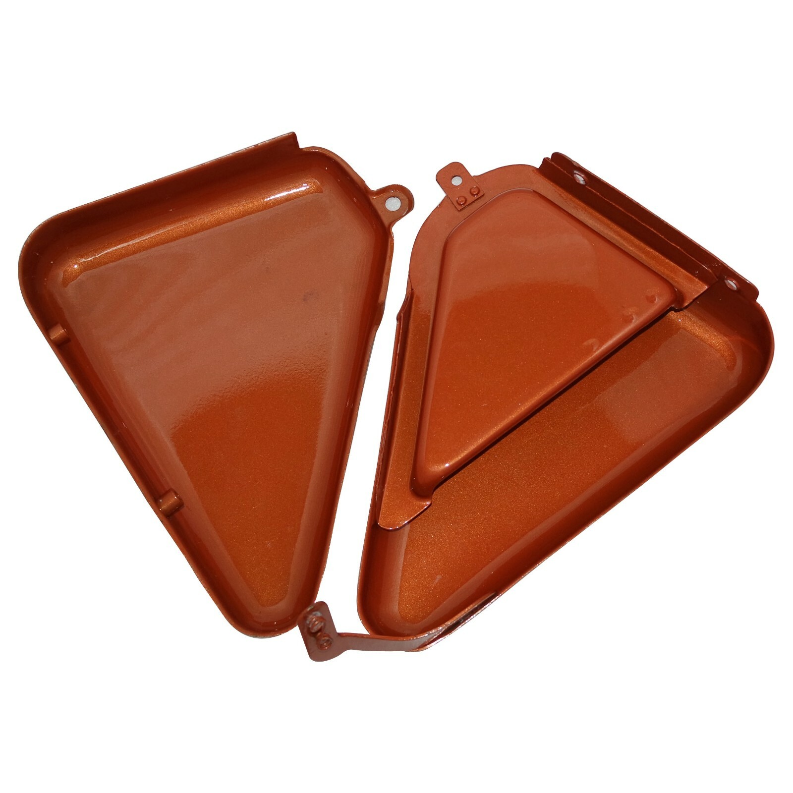 For Norton Commando Roadster 850 Side Panel Steel Orange Painted  