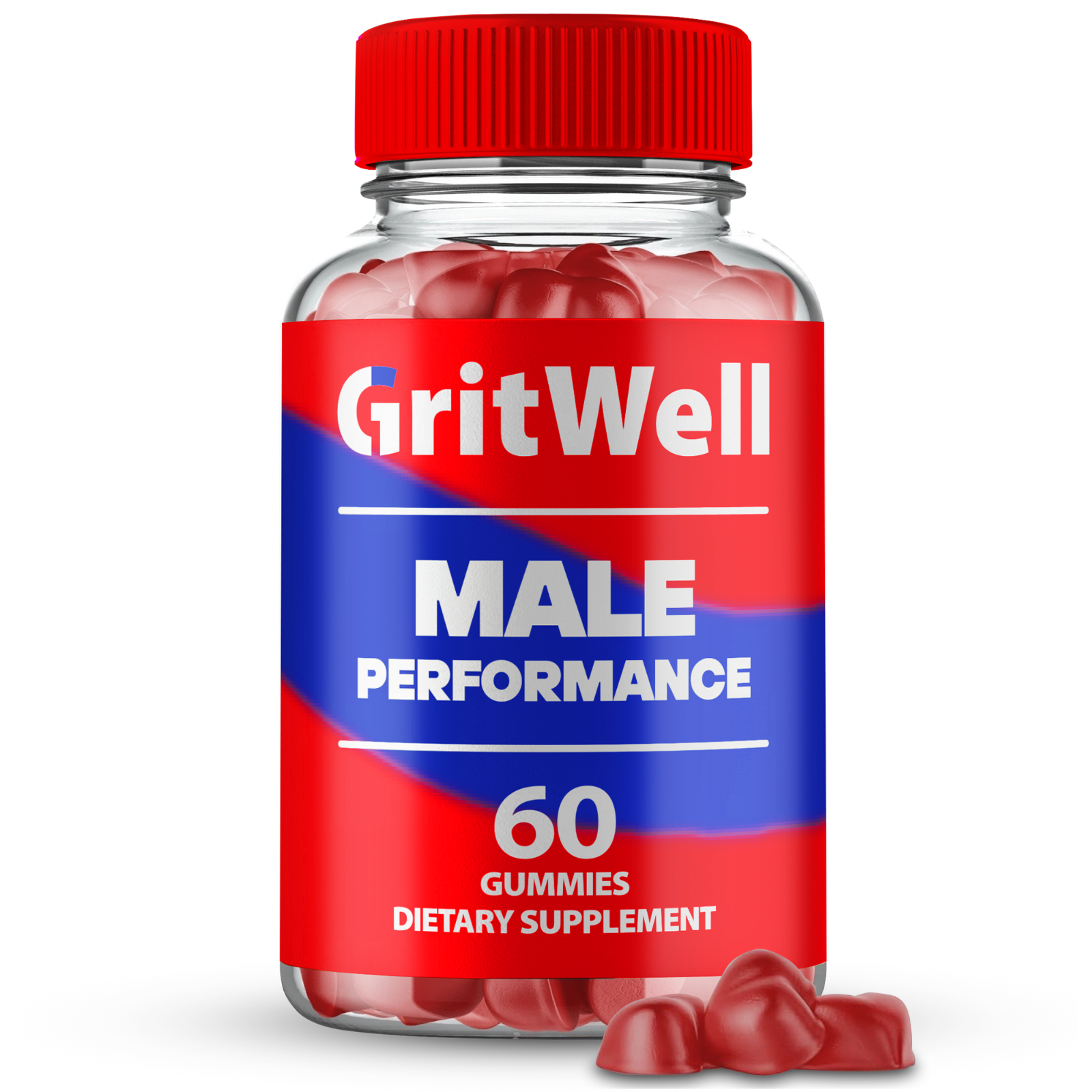 GritWell Male Gummies, Grit Well Advanced Men Performance Support ...
