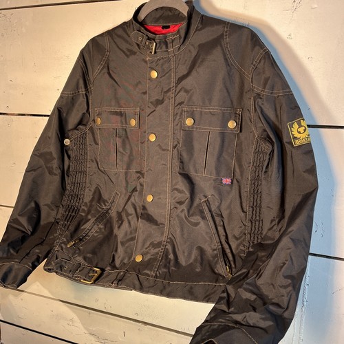 Belstaff Tourmaster Trophy Jacket Size XXL Woman’s Motorcycle Bomber Italy  black