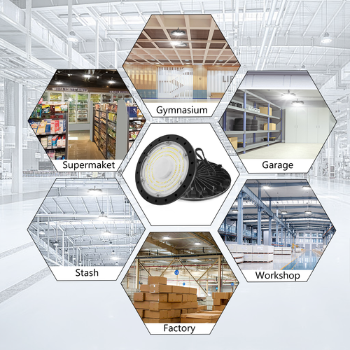 10 Pack 200W UFO LED High Bay Light Shop Industrial Commercial Factory Warehouse