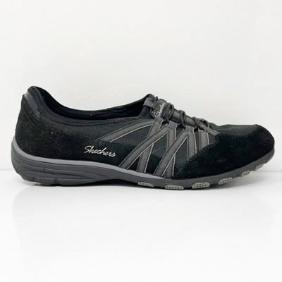 

Skechers Womens Relaxed Fit Conversation 22551 Черные повседневные кроссовки Sz 9, Черный, Relaxed Fit Conversation