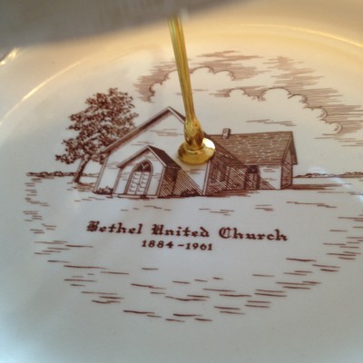 Cake Stand 3 Tiered Serving Tray Vintage Plates Churches Of Canada