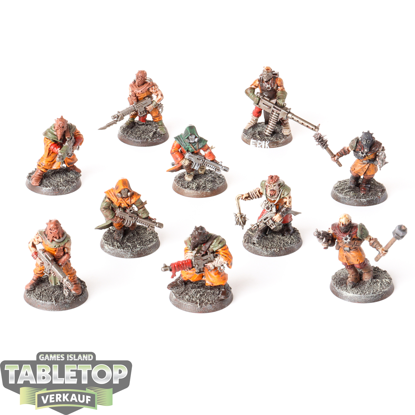 Chaos Space Marines - 10 x Chaos Cultists klassisch - bemalt