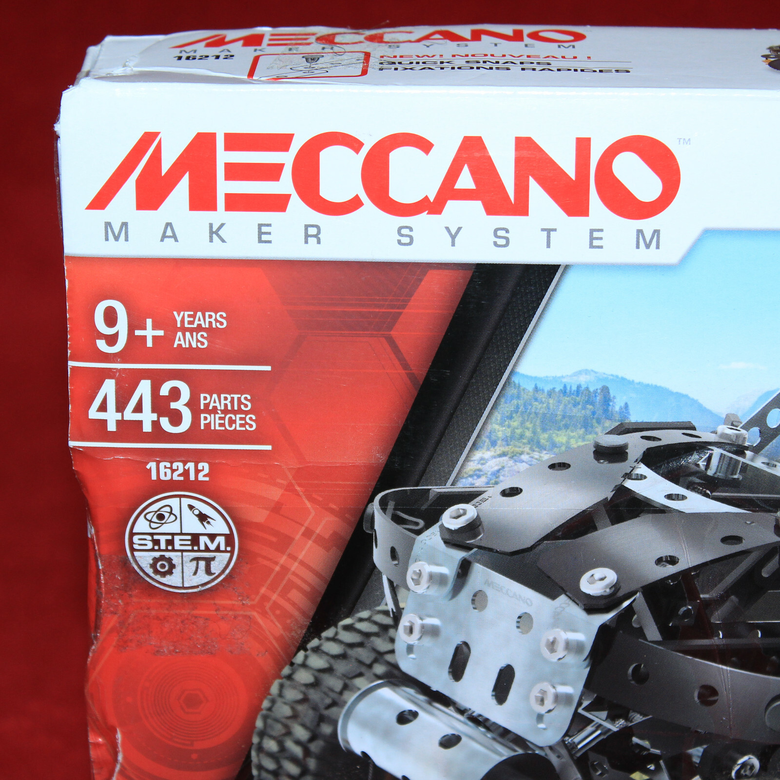 Meccano Maker System 4x4 Off Road Truck Terrain Jeep Real Metal 25 Models 16212