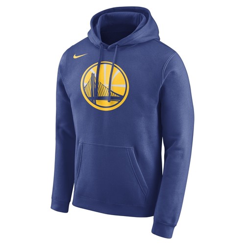 

[881131-495] Мужская футболка Nike NBA Golden State Warriors Club из флиса с капюшоном с логотипом, Синий