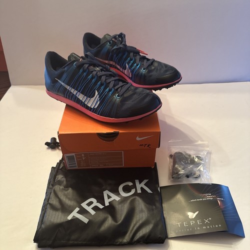 NEW NIKE Zoom Victory XC 2 Dark Blue Track Spikes Shoes
