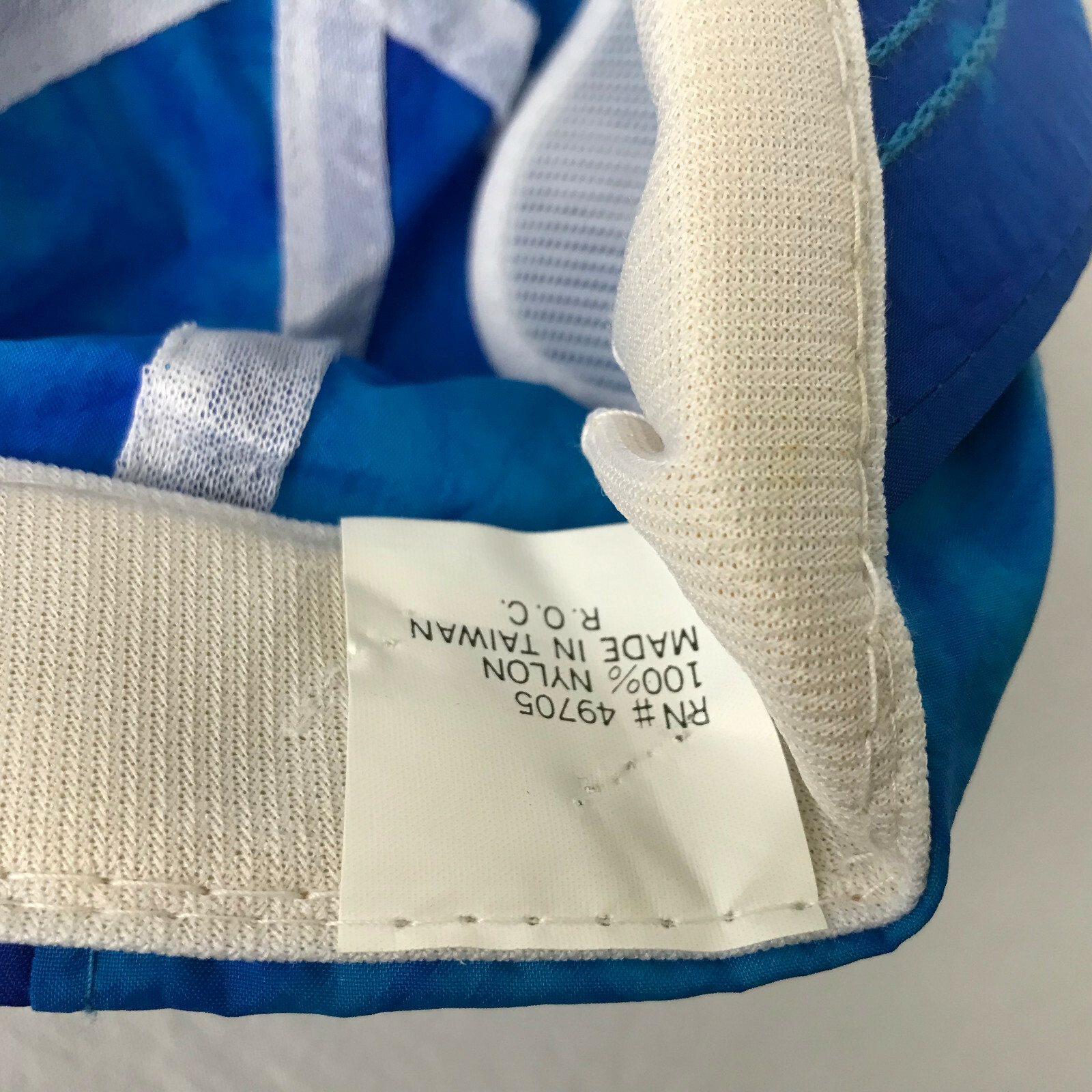 Vtg 80s Joe Camel Smooth Character Hat Cap Beach Tie Dye SnapBack Cap Blue WORN