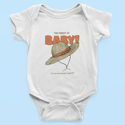 Bio Baumwolle Babystrampler Funny Anime One Piece Free Baby Ruffy Hut