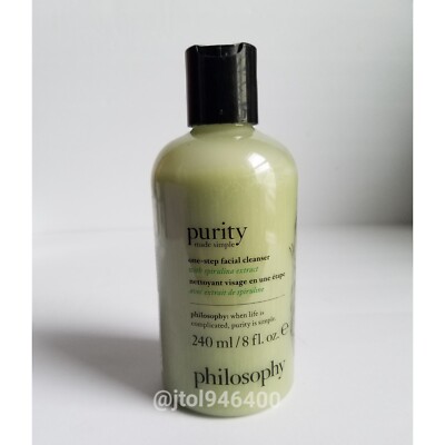 Philosophy One Step Facial Cleanser With Spirulina Extract Discontinued