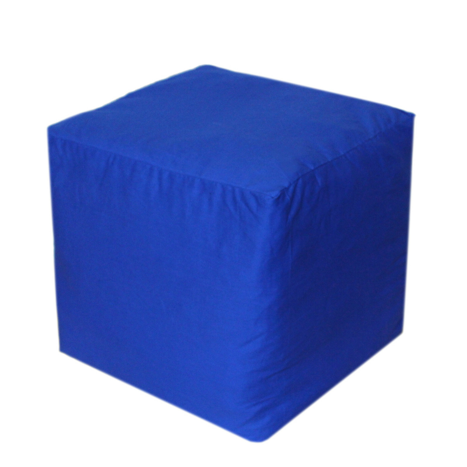 ️ 24X24" Square Pouf Cover 22" Blue Ottoman Cover Unfilled 18X18
