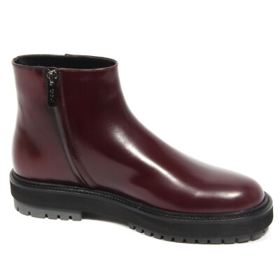 00000 G2018 BEATLES STIVALETTO UOMO TOD'S BURGUNDY LEATHER BOOT MAN