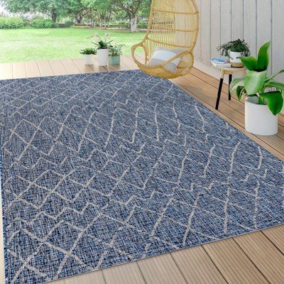 JONATHAN Y SMB114 Madaba Moroccan Trellis, Coastal Indoor/Outdoor Area Rug