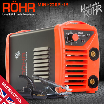 rohr mma welder mini welding 240v inverter arc stick portable dc machine 220amp mig beginner complete