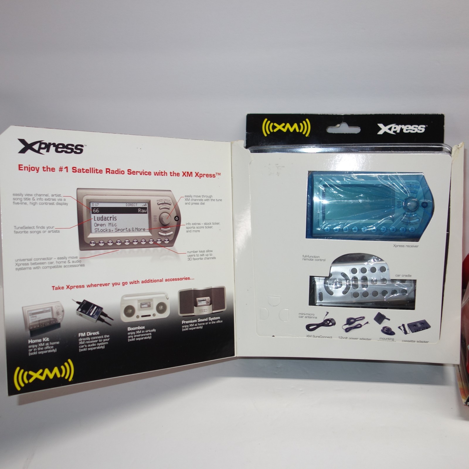 Audiovox XM Xpress Sirius Car Satellite Radio Receiver XMCK-10A Car Kit XMC-10A