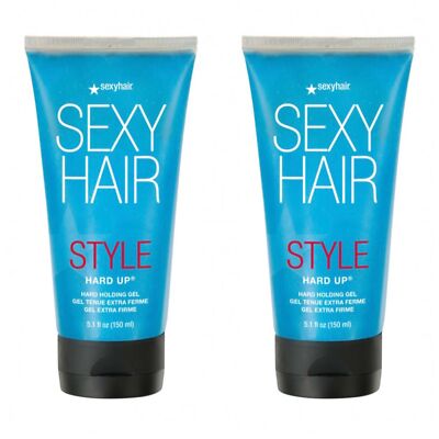 Гель для фиксации Style Sexy Hair Hard Up 5,1 унции (9 блеск + 10 фиксации), упаковка из 2 шт.